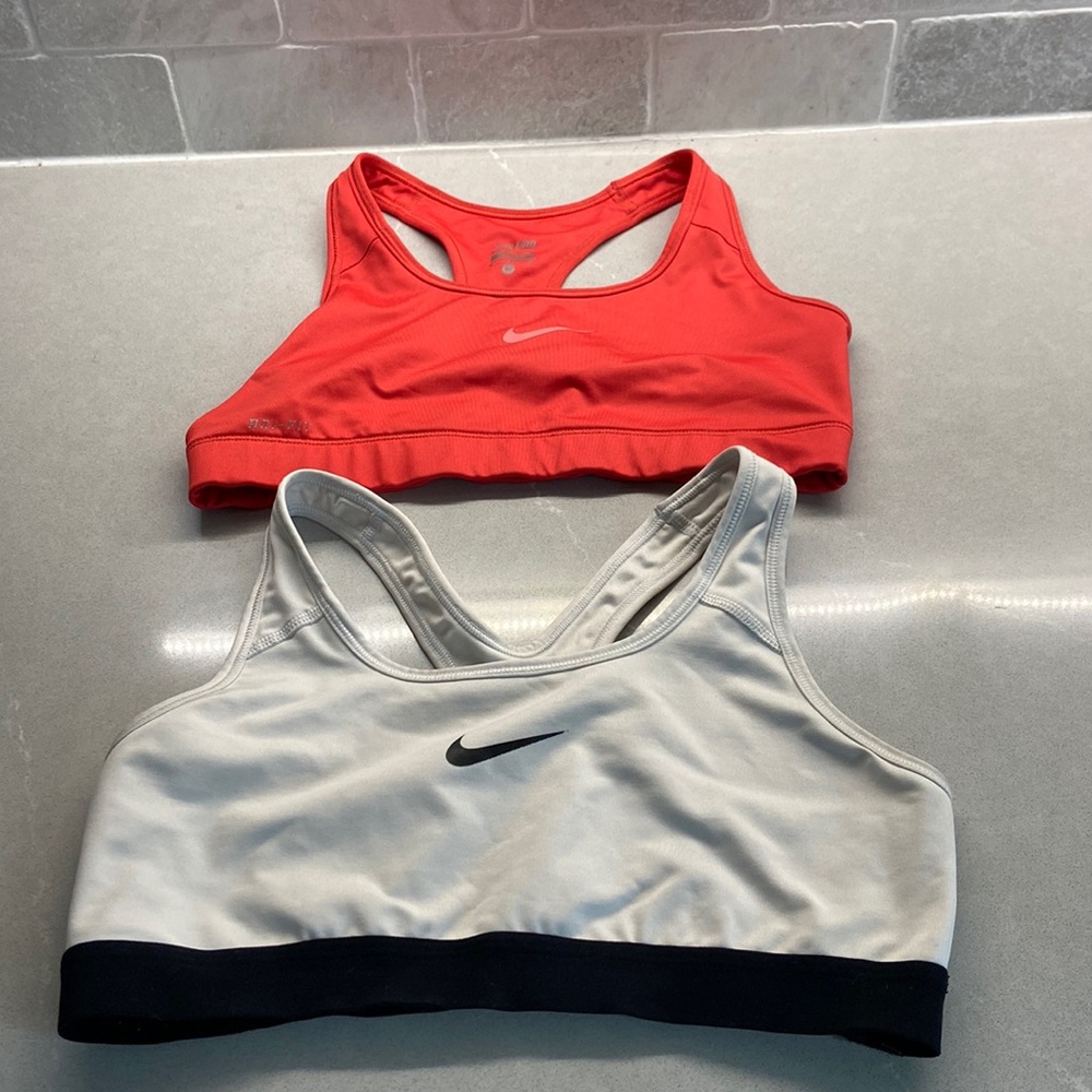 2 Nike size M sports bra